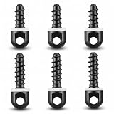 6PCS Sling Swivel Studs Set for Rifle & Shotgun, Wood Screw Sling Mount Kit, 1/2' & 3/4' Sizes...
