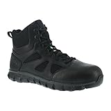 Reebok Work Men's Sublite Cushion IB6800 Military and Tactical Boot, Black, 8.5 W US