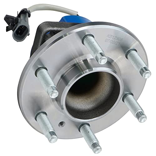 Image of Detroit Axle - RWD Front Wheel Bearing Hubs for 2005-2011 Cadillac STS 2004-2009 SRX 2004-2007 CTS Wheel Bearing Hubs Assembly Set Replacement, Pair Hubs