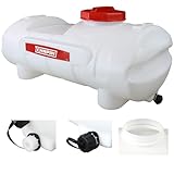 Chapin 97004: 15 Gallon Water Storage Tank, Utility Water Tank, Water Supply, for Farms, Acreage, Gardens, Orchards, Translucent White