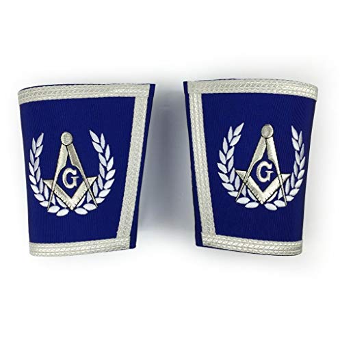 Tablier maçonnique bleu Master Mason conforme pour augmentation de grade