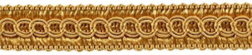 Décopro 13.5 Yards Of 1/2 Inch Basic Trim Decorative Gimp Braid, Style# 0050Sg Color: Gold - C4, (41 Ft / 12.5 Meters) #TOP28