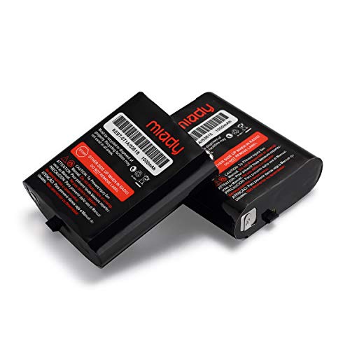 Miady Pack Of 2 Two-Way Radio Rechargeable Batteries 3.6V 1000Mah For Talkabout Motorola 53615 Kebt-071A Kebt-071-B Kebt-071-C Kebt-071-D #TOP2