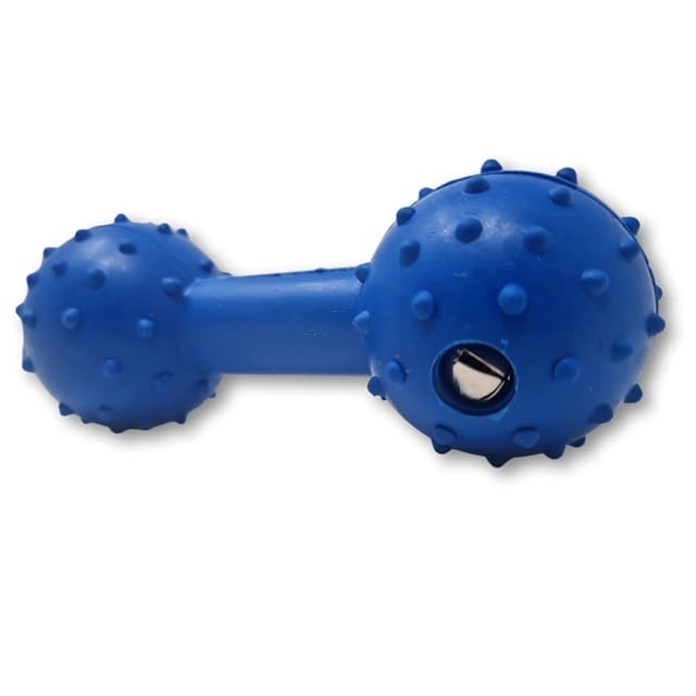 WEPO Juguete para perros interactivo azul - Juguete para perros caucho natural