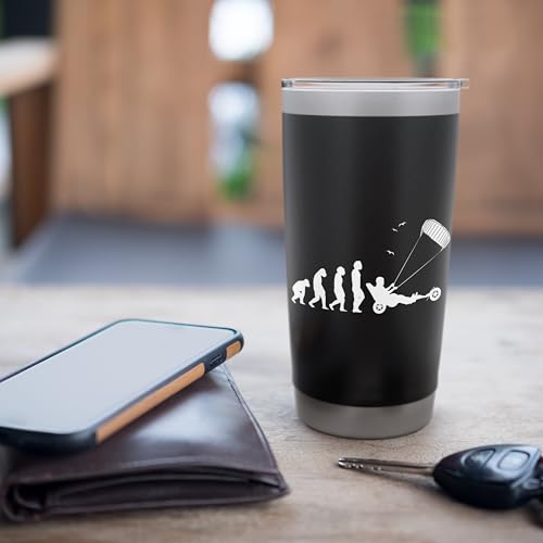 Kitebuggying Land-Kite Windracer Land-Kite Kite-Buggy Stainless Steel Insulated Tumbler