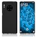 Produktbild PhoneNatic Case kompatibel mit Huawei Mate 30 Pro - schwarz Silikon Hülle matt Cover