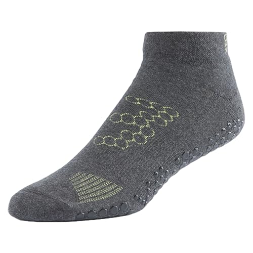 Image of Base 33 Low Rise Grip Socks - Pilates Socks with Non-Slip Grips, Arch Band Support, Wear for Yoga, Barre, Martial Arts