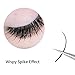 VEYES INC Spikes Lash Extensions, Premium Eyelashes Tray, Professional Supplies for Lash Techs 0.07C Curl 8-16mm Mixed Length Matte Black