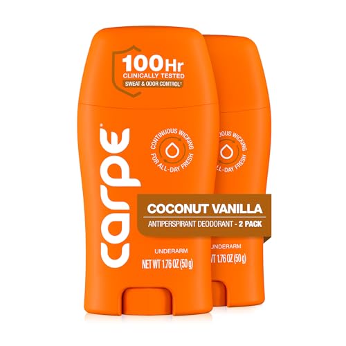 Carpe Underarm Antiperspirant Coconut Vanilla 2-Pack