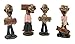 DWK Gruesome Foursome Mini Zombie Statues with Signs, Set of 4, 3 3/4 Inch
