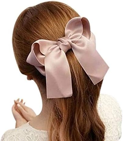 Amazon Taitas リボン バレッタ ヘアクリップ ビッグ 髪飾り 結婚式 和装 フォーマル ピンク ジュエリー 通販