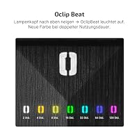 OLIGHT Oclip 2 Ultra Clip Taschenlampe, 4 Lichtquellen, 130M, EDC Mini – Ansicht 8