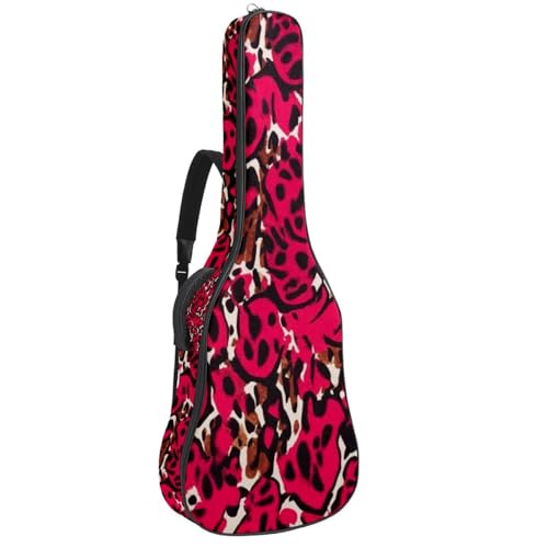 Housse guitare léopard pour transporter votre guitare électrique en répétition