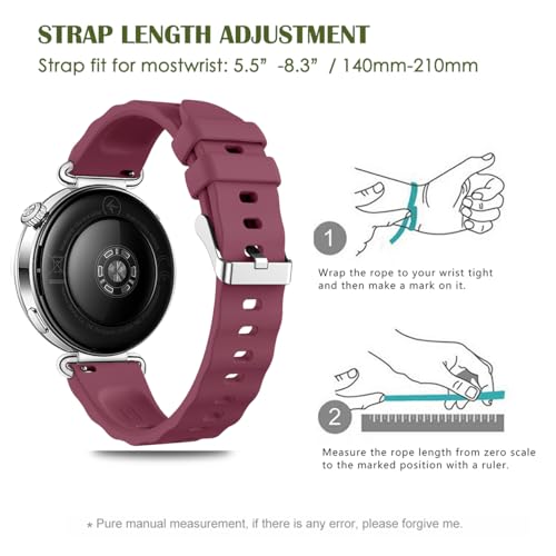 DEALELE Bransoletka kompatybilna z Huawei Watch GT6 / GT5 / GT4 41 mm / GT5 Pro 42 mm / Garmin Venu 3S / Fossil Women's Gen 6, damska bransoletka zastępcza 18 mm, miękka fala silikonowa sportowa, 18mm