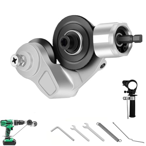 Titanium Drill Nibbler Sheet Metal Cutting Tool, Professional Electric Drill Plate Attachment High Hardness Sheet Metal Cutter for DIY Projects, Home Repairs, Workshop & Light Metalwork (1pcs)