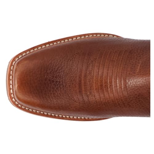 Dan Post Boots Mens Creed Embroidered Square Toe Pull On Casual Boots Mid Calf - Black4