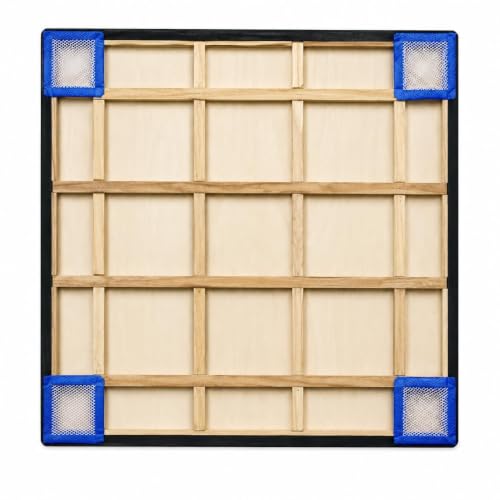 Image of Premium Wooden Carrom Board for Family Fun Indoor Game Smooth Playing Surface Durable Construction Easy Coin Glide Board Game for Kids & Adults (30 INCH)