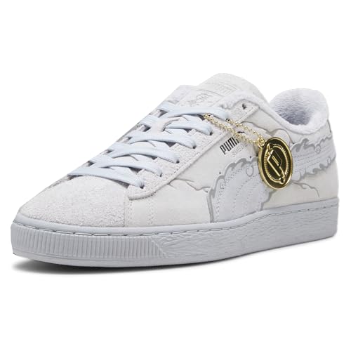 PUMA Mens Suede Straw Hat Luffy X Op Lace Up Sneakers Shoes Casual - Grey2