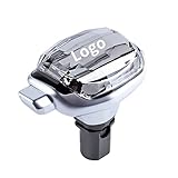 Condición: 100% nuevo NABELI Cubierta de Cristal for pomo de Palanca de Cambios Compatible con Honda Accord 10th Odyssey Vezel HRV Compatible con Civic 11th CRV 2023 Manijas Stick Head LHD Accesorios (Color : with Logo)