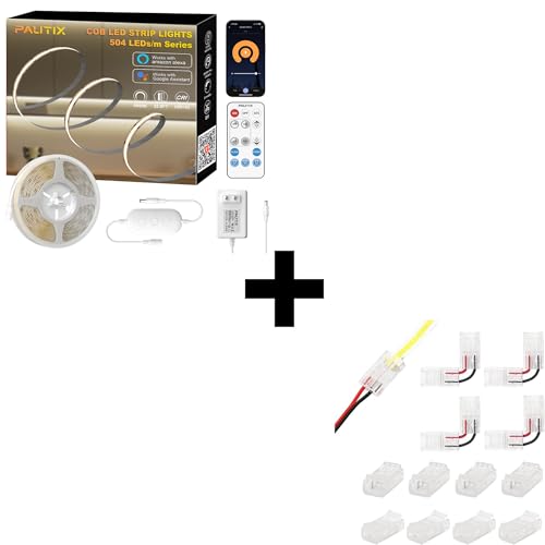 Tira LED COB PAUTIX 4000K 10m Regulable Luz Blanca Natural miniatura 1
