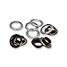Produktbild Prym 542541 Ösen mit Scheiben, 11 mm, schwarz/silberfarbig