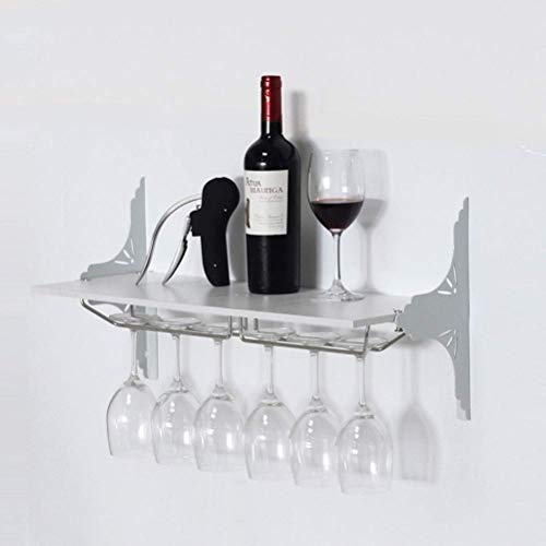 Soporte de vino de pared de madera 6 botellas mueble miniatura 2