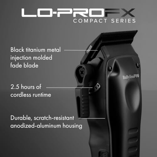 Image of BaBylissPRO High-Performance LO-PROFX Compact Clipper for Hair