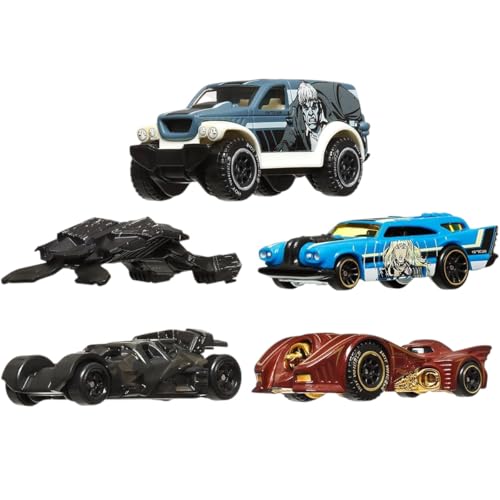 Hot Wheels Batman Colección Vehículos 5-Pack miniatura 2