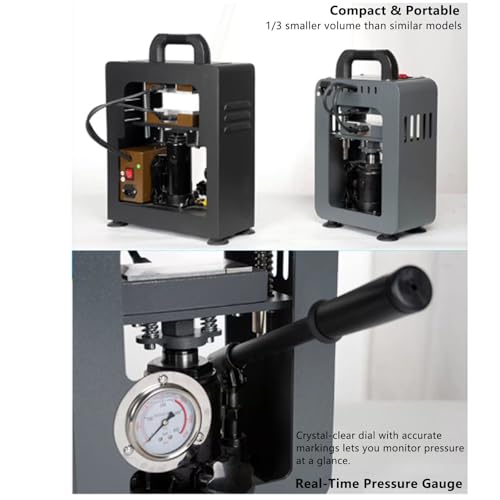 Prensa hidráulica manual 10 toneladas 600W 220V miniatura 7