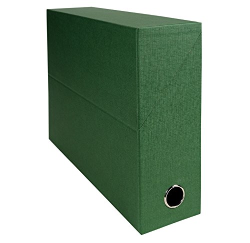 Exacompta - Lotto di 5 scatole di carta telata, A4, colore: verde