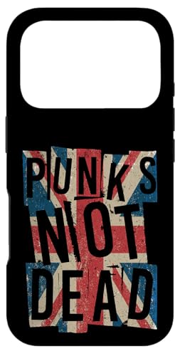 Punks Not Dead - Vintage - UK London Flag - Punk Is Not Dead X}zP[X iPhone 17 Pro p