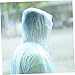 Holibanna Adult Rain Poncho Hook Disposable 4-button Rain Coat Lightweight Portable Rainwear for Men Women One Size Fits All Random Color