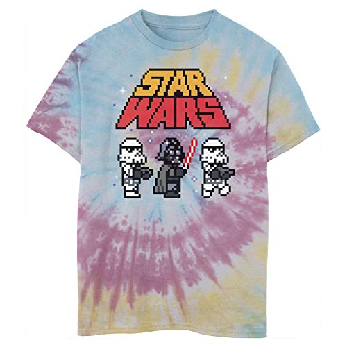 Star Wars t-shirt enfant pixel pour les journées d'école et de jeux