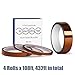 ELEGOO High Temp Tape, 4 Pack Polyimide High Temperature Resistant Tape Multi-Sized Value Bundle 1/8’’, 1/4’’, 1/2’’, 1’’ with Silicone Adhesive for Masking, Soldering etc.