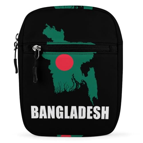 Bangladesh Flag Bangladeshi Map Cute Crossbody Bag Messenger Shoulder Bags with Adjustable Strap