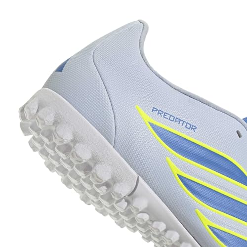 adidas Unisex Predator Club Fold-Over Tongue Turf Football Shoes, Crystal Sky/ray Blue/Team solar Yellow 2, 43 1/3 EU – Ansicht 6