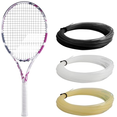 Babolat, Evo Aero Pink Saiten-Tennisschläger für Erwachsene, ideal für Fortschritt, Kraft und Komfort, aerodynamischer Spin Alpha-Rahmen, Griffgröße 2, französische Marke, Pink