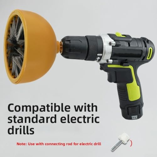 Power Drill Scrubbing Brush, 4 Inch Electric Cleaning Tool with Bristles for Wall Floor and Outdoor Maintenance - Image 7