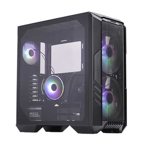 Cooler Master HAF 500  ~bh^[ ATX Q[P[X + Hyper 212 Halo CPUN[[ 140W TDP + 650W S[h PSU ? ARGBt@3 120mm GPUt@ OʃbV 