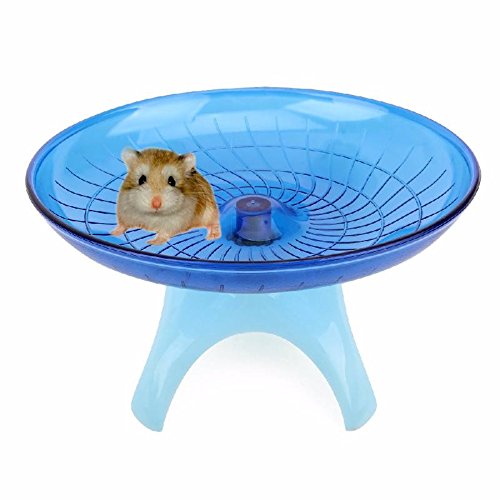 18cm Jumbo Silent Running Cum Jogging Cum Exercise Wheel for Hamster/Dwarf/Gerbil/Mice/Mouse (Blue) 3