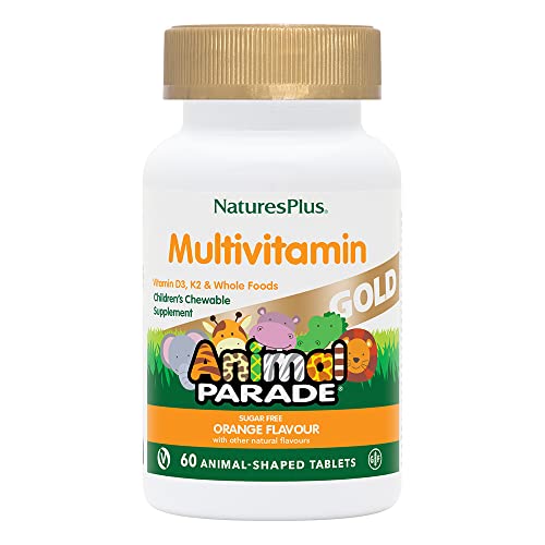 SOL Animal Parade Gold-Children's Multi-Vitamin & Mineral Orange Flavor - 60 - Chewable