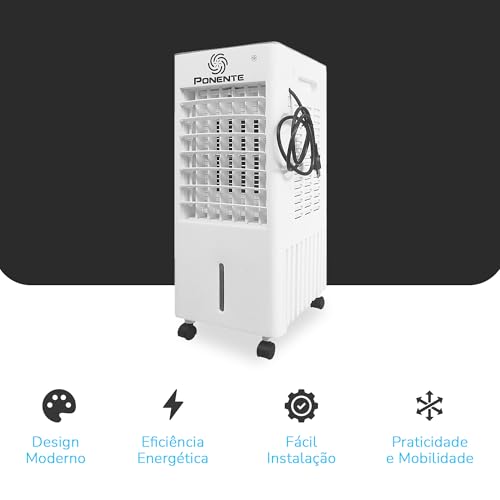 Climatizador Evaporativo de 8 Litros CLIP8 70w Ponente 220v - Imagem 6