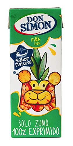 DON SIMON Kids Pineapple Juice 100% Natural, 3 X 200 Ml