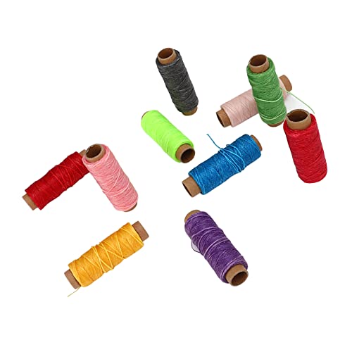 Hilo encerado 10 piezas 50m 10 colores para coser miniatura 6