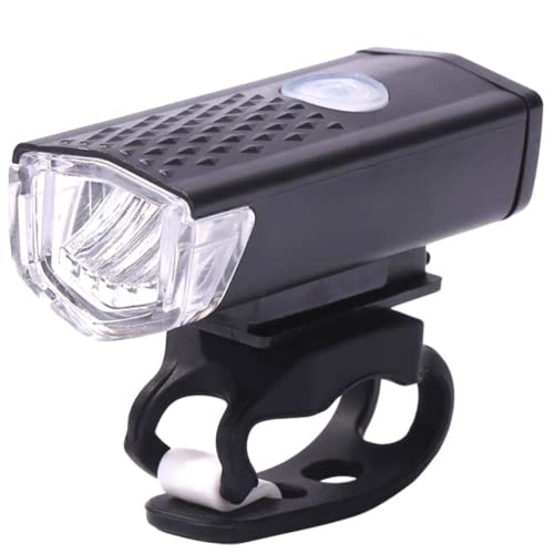 Kit de Lanterna para Bike J. Farol LED Recarregável Dianteiro + Traseiro Branco, Vermelho, Waterproo