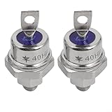 Linnkyfloa for Pack of 2 40A 1200V Diode Rectifier for Stud Mount Applications, Positive Cathode and Negative Anode, Metal Construction, Compatible with Industrial Power(40HF120+40HFR120)