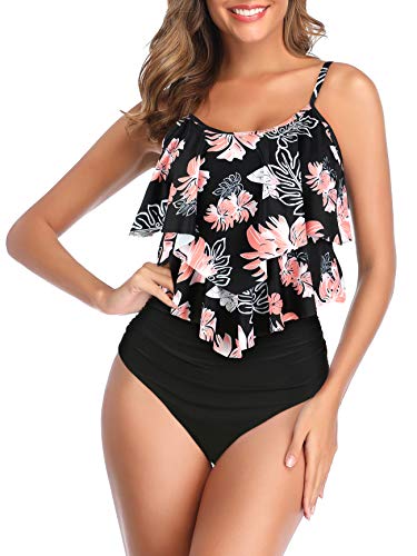 Durio-Tankini-Set-Damen-Badeanzug-Push-Up-Bikini-Set-Sexy-Bademode-Zweiteilige-Hohe-Taille-Swimsuit