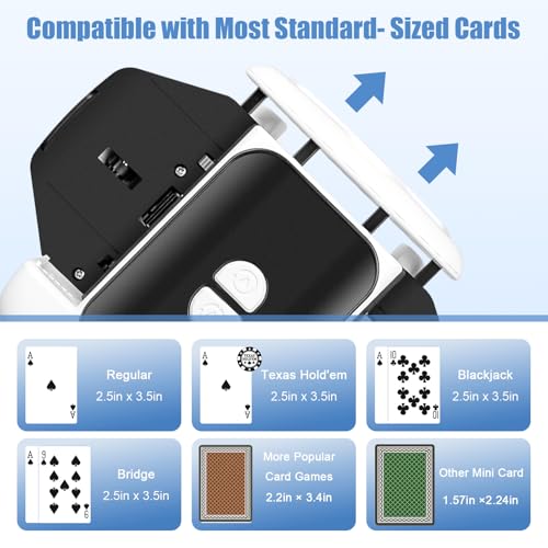 Kartenmischmaschine elektrisch von Bee&Flower für 1-2 Decks
