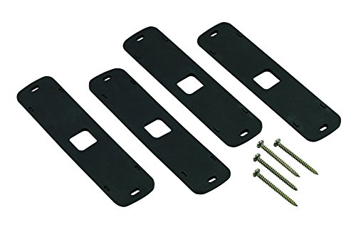 Federal Signal MPSM6U-SPACRKT MicroPulse Kit mit vier 5-Grad-Gummi-Montagekeilen zur Verwendung mit MPS600-Leuchten, Schwarz Cover