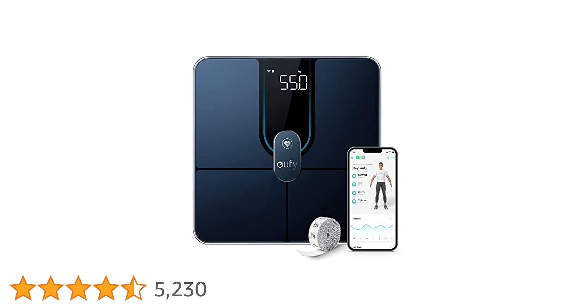 Amazon | Anker Eufy (ユーフィ) Smart Scale P2 Pro（体重体